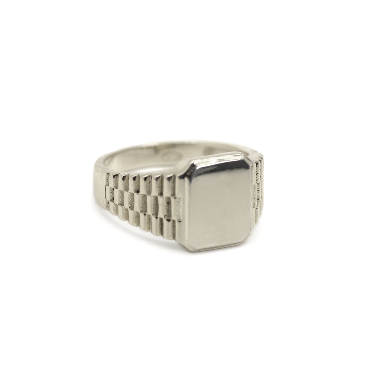 Platinum Men Signet Ring