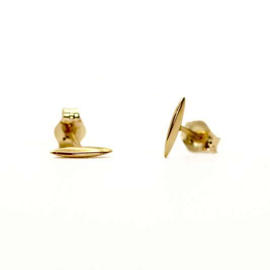 14k Gold Chic Bar Earrings