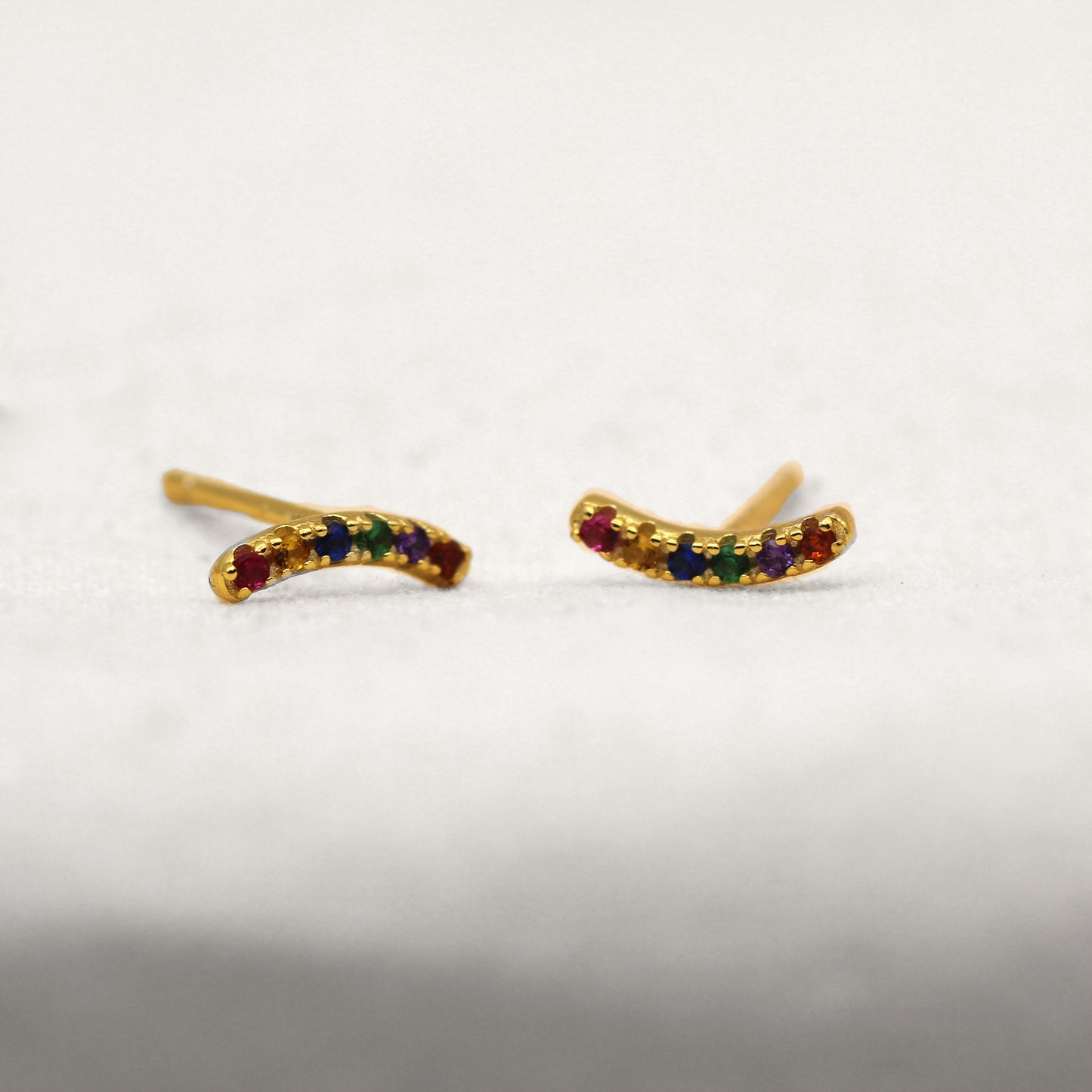 Shiny Rainbow Earrings