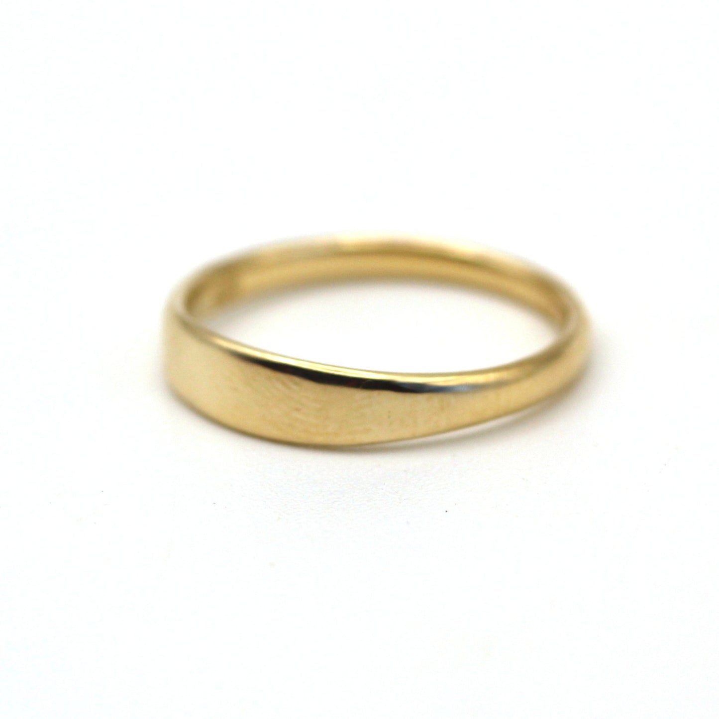 14k Comfortable Gold Ring Handcrafted