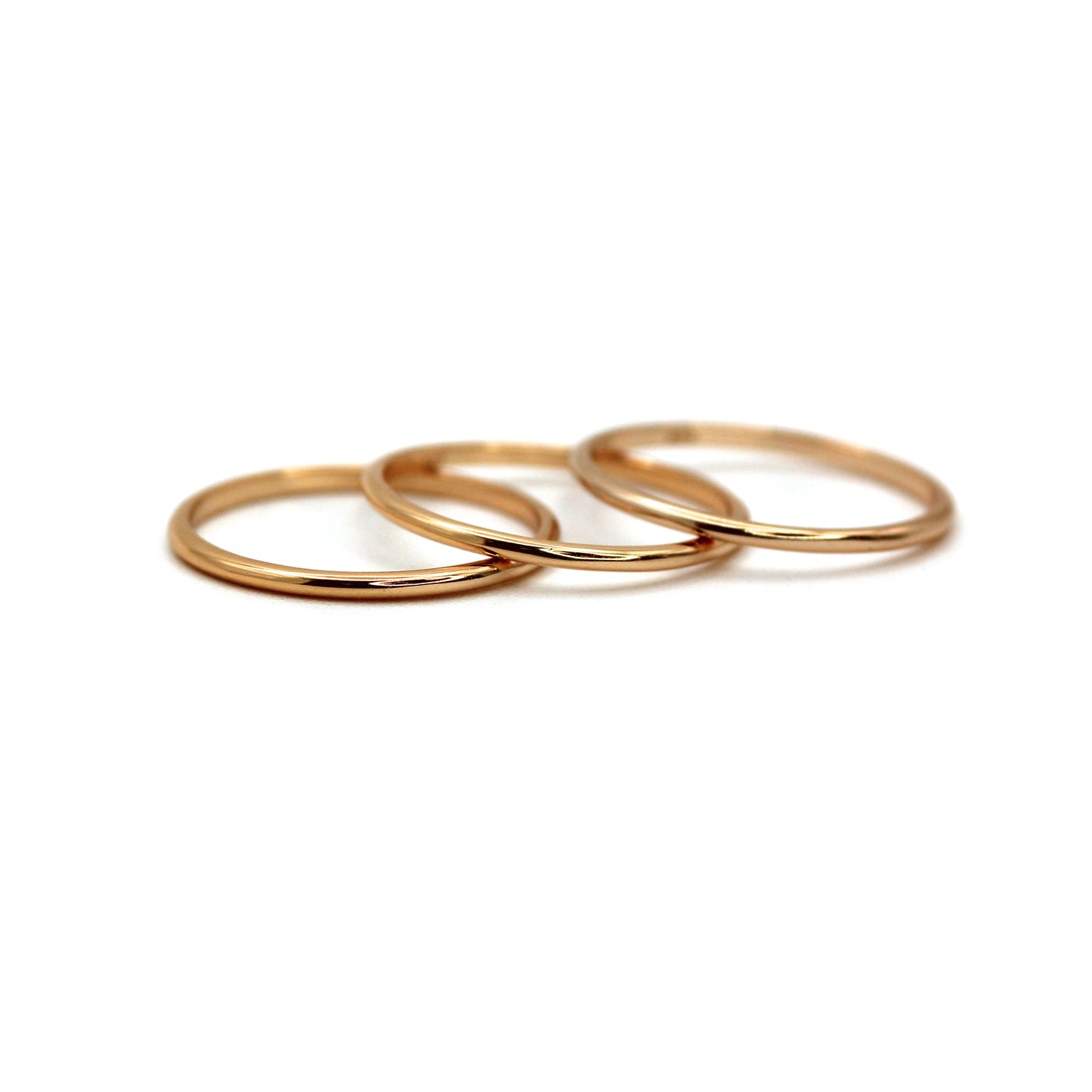 14k Simple Stacking Gold Ring by handmade
