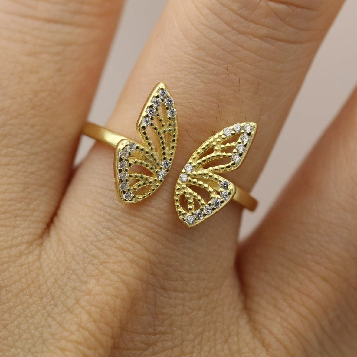 Butterfly Open Cuff Ring
