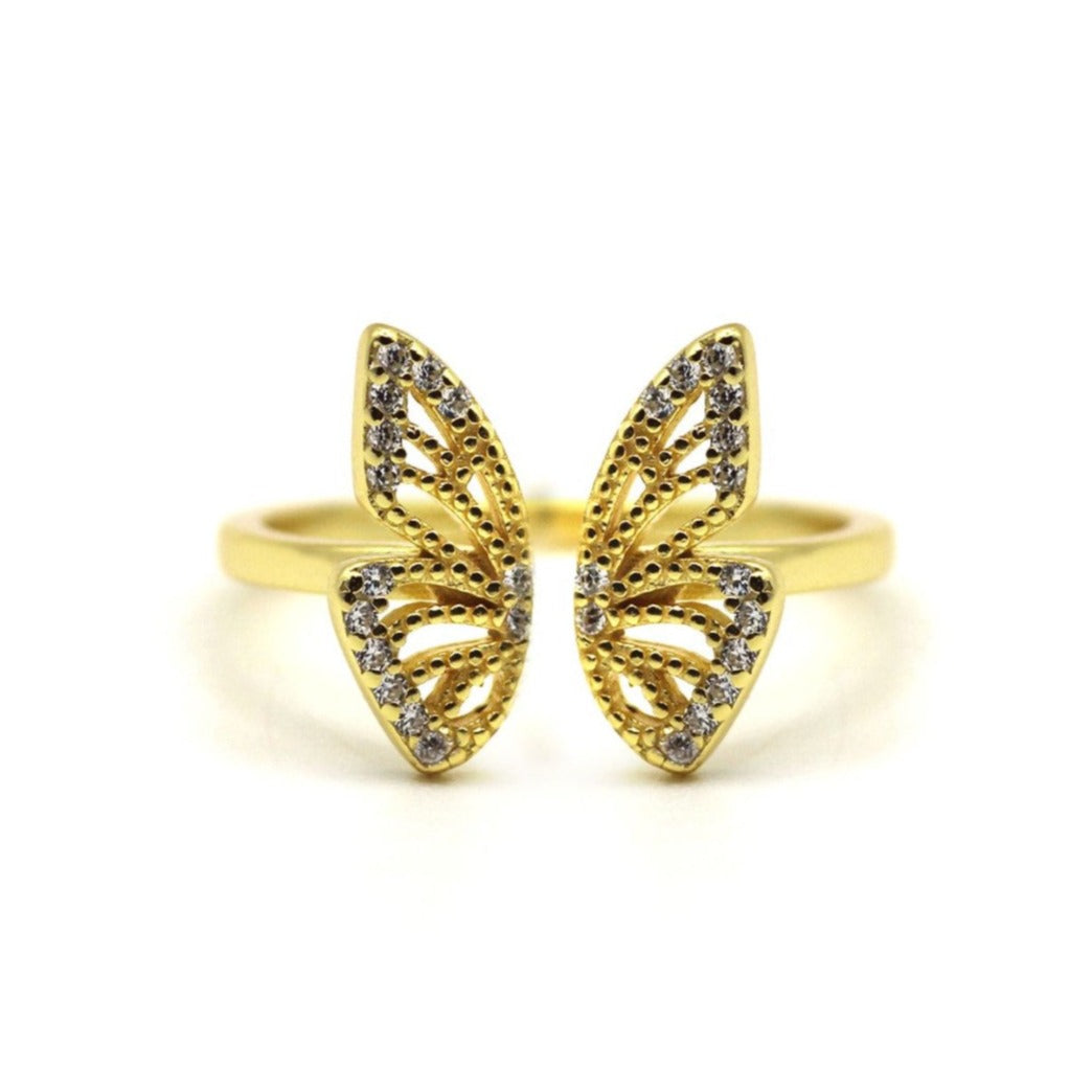 Butterfly Open Cuff Ring