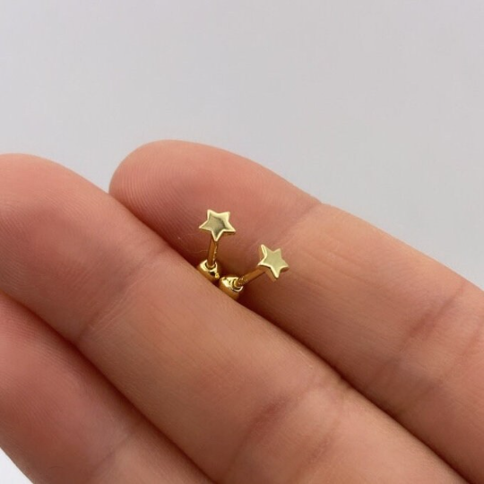 Gold Star Piercing - Vermeil