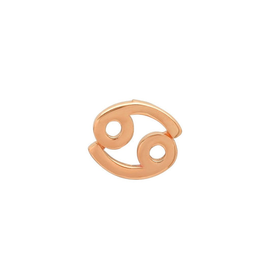 14k Gold Zodiac Earrings - Cancer Jun 22 - Jul 22
