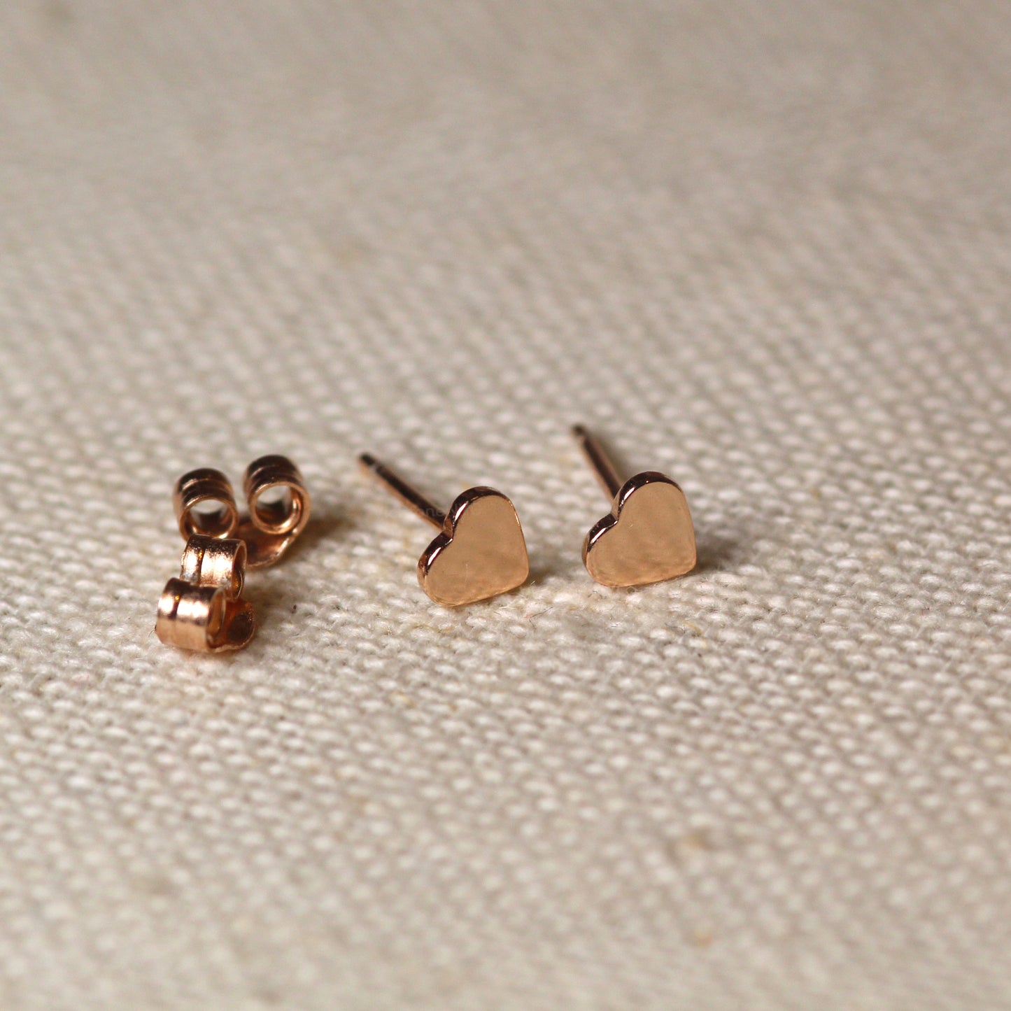 14k Heart Earrings