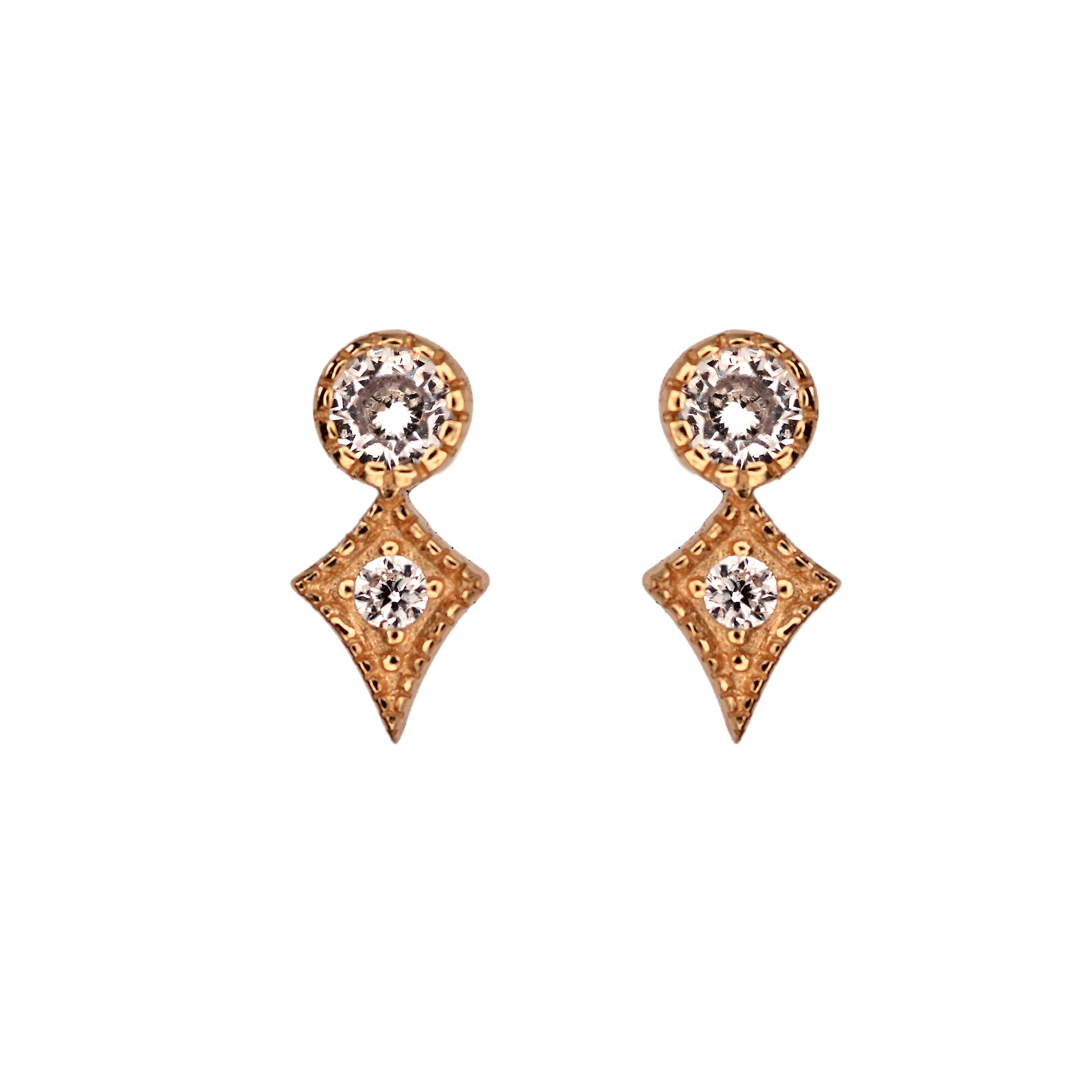 14k Art Deco Earrings – VicStone.NYC