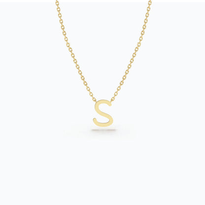 14k Gold Customized initial Necklace