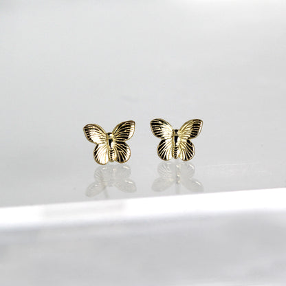 14k Butterfly Earrings
