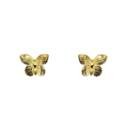 14k Butterfly Earrings