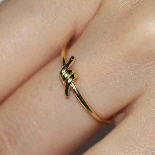 Small Snake Gold Ring.