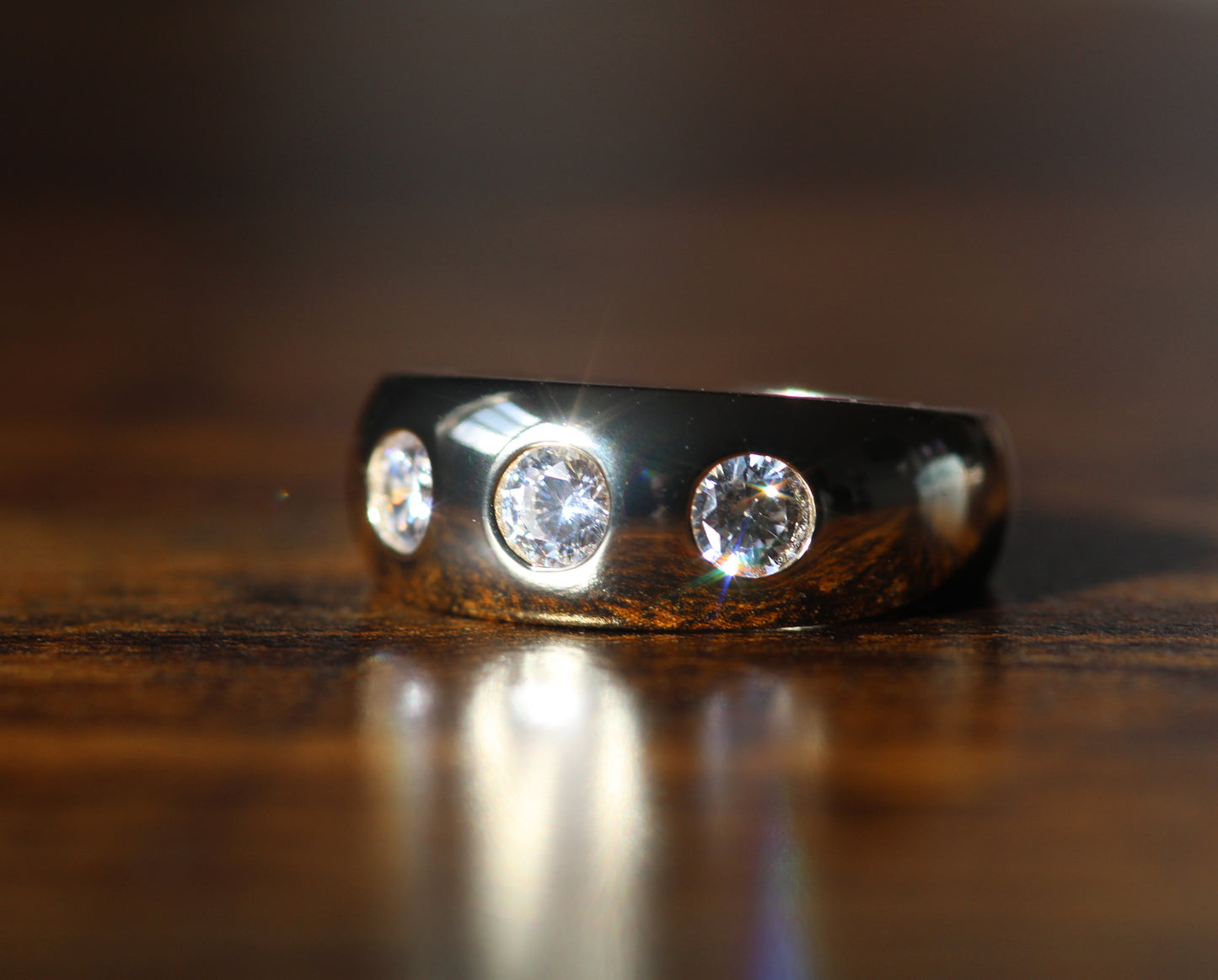 14k Natural Diamond Bold Ring