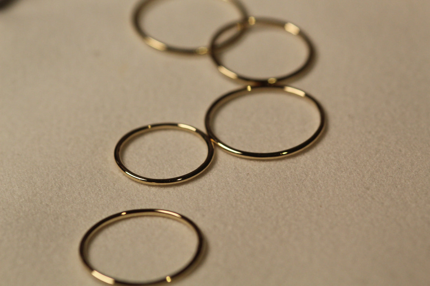 14k little thin ring - handcraft jewelry brand