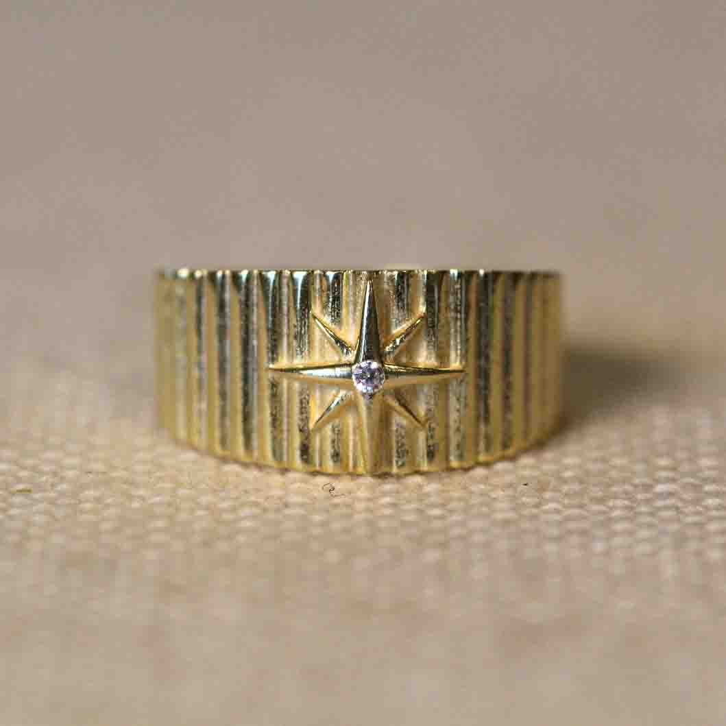 Diamond Star Ring.