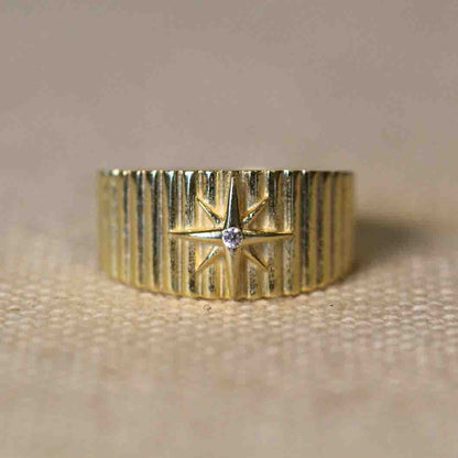 Diamond Star Ring.