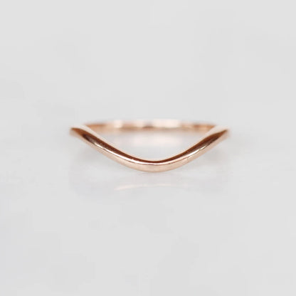 14k gold Curve Gold Ring