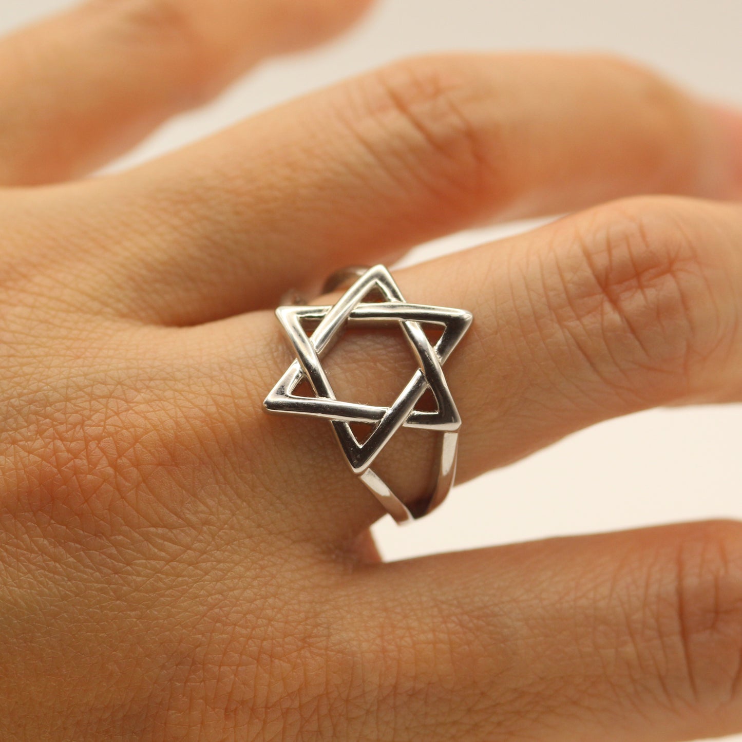Six pointed Star Ring